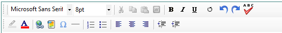 Toolbar Serien-E-Mail