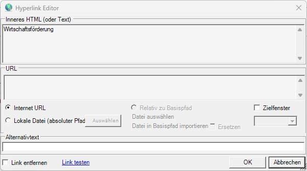 Serien-E-Mail-Verlinkung